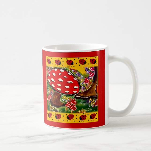 Caneca De Café Fada Lady Bugs (Direita)