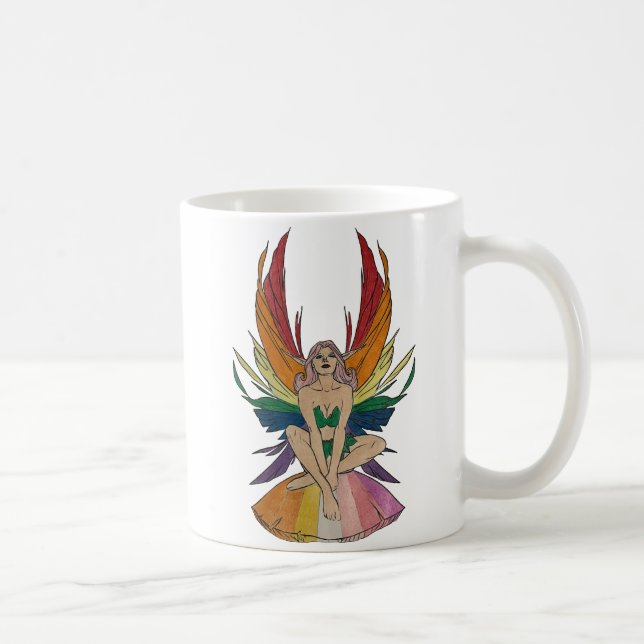Caneca De Café Fada Lésbica (Direita)