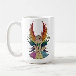 Caneca De Café Fada Pansexual