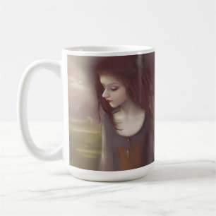 Caneca De Café Fada Pequena Fantasia Whimsso