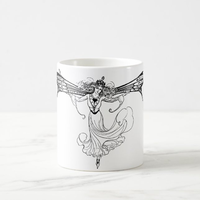 Caneca De Café Fada Rainha Mab, Rainha das Fadas (Centro)
