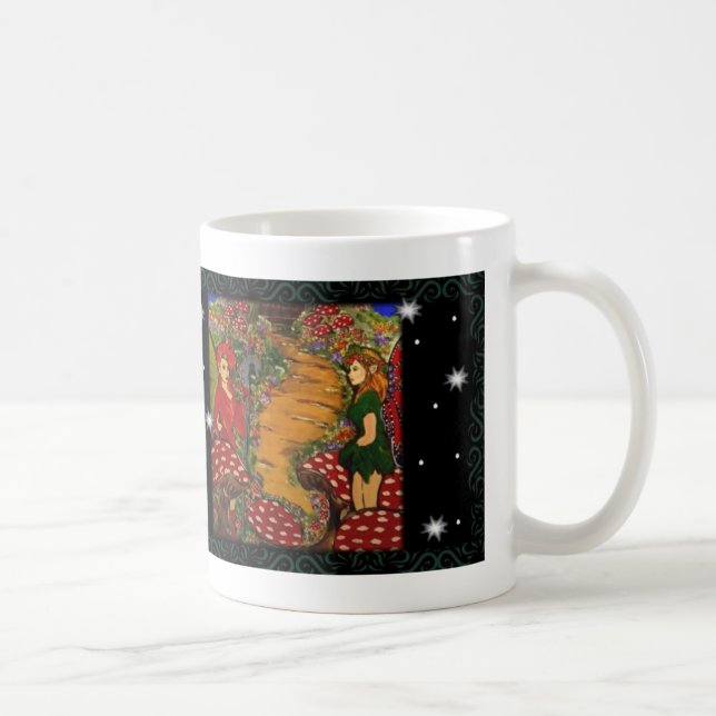 Caneca De Café Fadas Zenefria & Samaia (Direita)