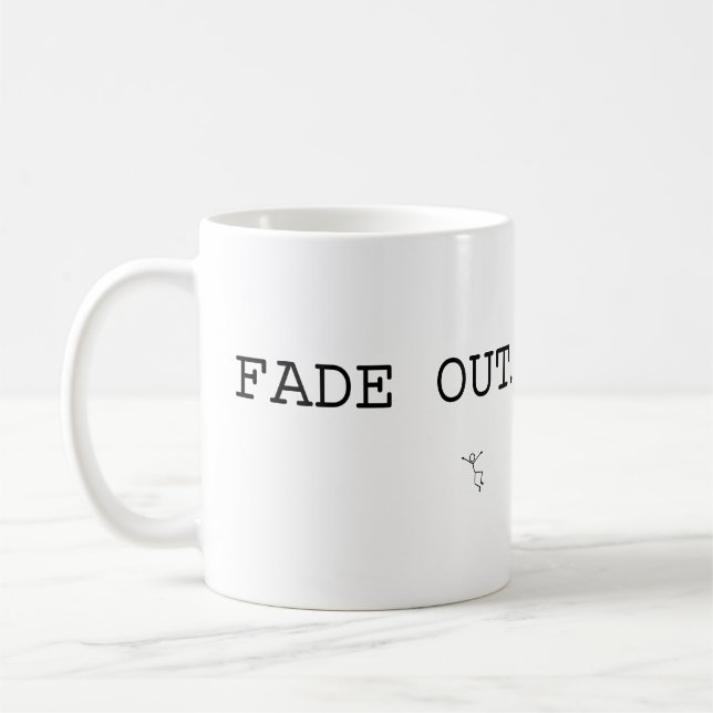 Caneca De Café FADE OUT do Screenwriter (Esquerda)