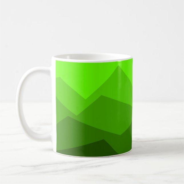 Caneca De Café Fade Verde (Esquerda)