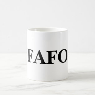 Caneca De Café FAFO Coffee Mug