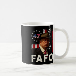 Caneca De Café Fafo engraçado Trump Fafo americano EUA para homen