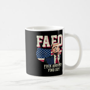 Caneca De Café Fafo Trump Nós Mapa Bandeira Americana 