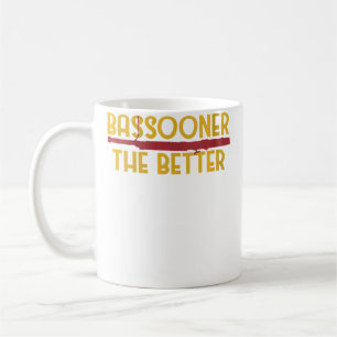 Caneca De Café Fagote Para Banda De Flautistas Orquestra Instrume