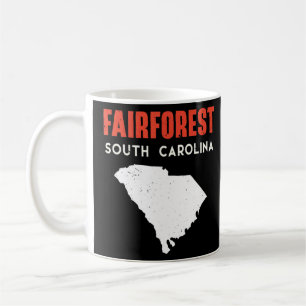 Caneca De Café FairForest Carolina do Sul, Estados Unidos, Viagem