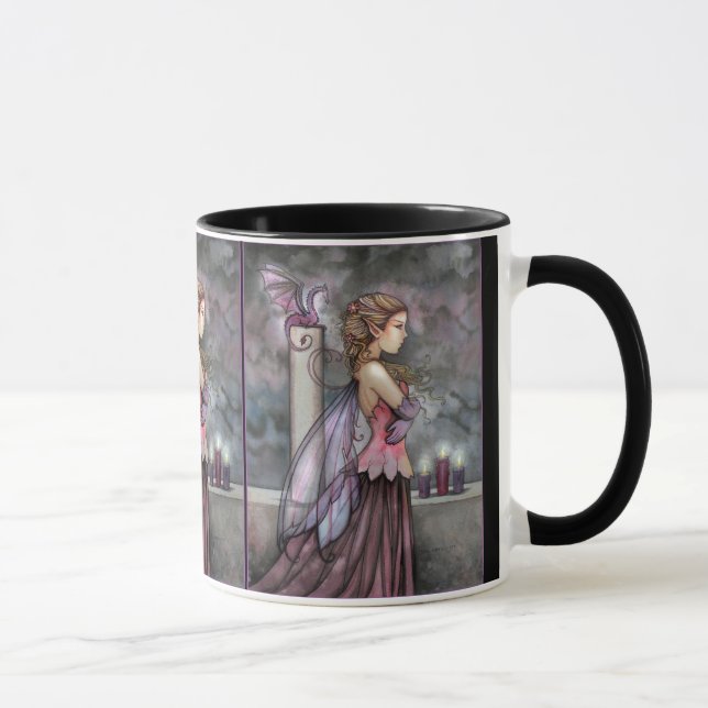 Caneca de Café Fairy Dragon por Molly Harrison (Direita)
