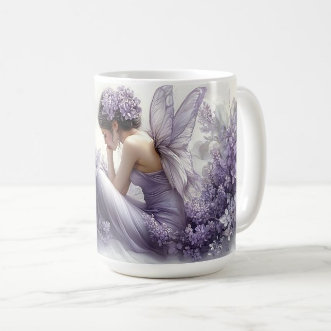 Caneca De Café Fairy Lady (Frente Esquerda)