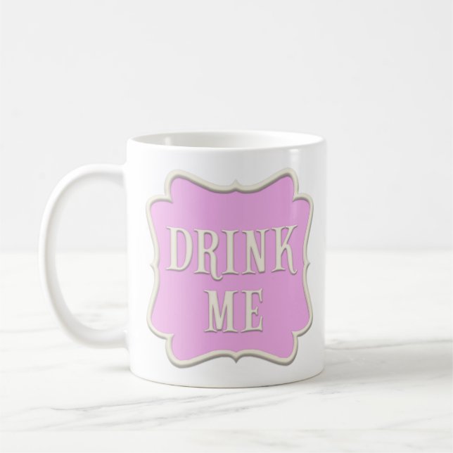 Caneca De Café Fairytalle Party Pastel Rosa (Esquerda)