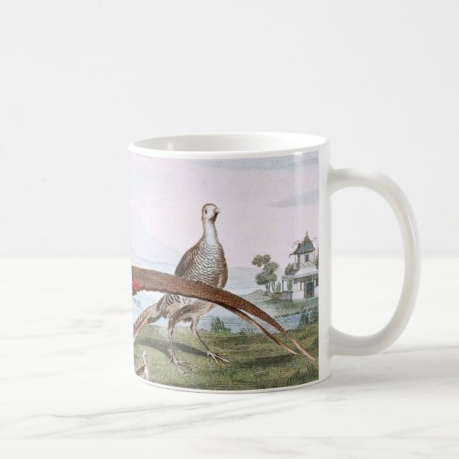 Caneca De Café Faisão pintados (Direita)