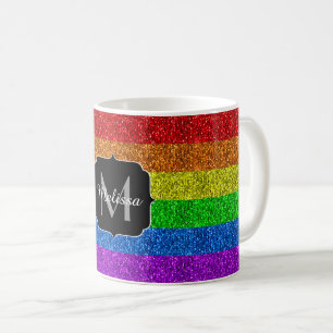 Caneca De Café Faíscas vibrantes do pavilhão LGBT