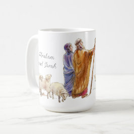Caneca De Café Faith Abraham e Sarah Mug