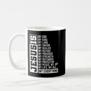 Caneca De Café Faith Cruz Religiosa Cristã Jesus Senhor Dom Je