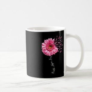 Caneca De Café Faith Hope ama Fatiga Rosa Fita Fita Friso Cama