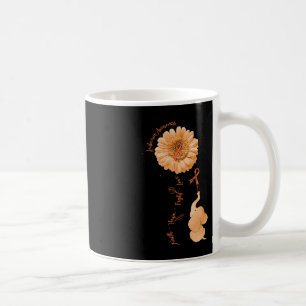 Caneca De Café Faith Hope Fight Love Elephflower Leukemia