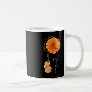 Caneca De Café Faith Hope Fight Love Elephflower Leukemia