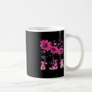 Caneca De Café Faith Hope Love Gnome Ribbon Breve Cancer Awarene