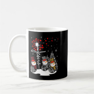 Caneca De Café Faith Hope Love Snowman Jesus Dandelion Christian 