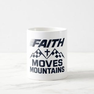 Caneca De Café Faith Move Mountain