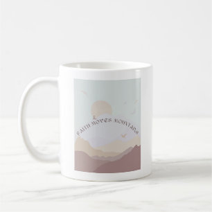 Caneca De Café Faith Move Mountain Mug