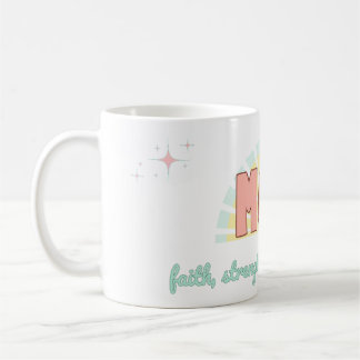 Caneca De Café Faith, Strength & Tenderness –