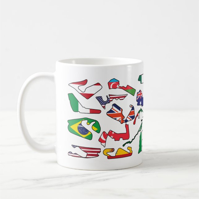 Caneca De Café Faixa de Fórmula 1 (Esquerda)