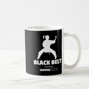 Caneca De Café Faixa Preta Carregando Taekwondo