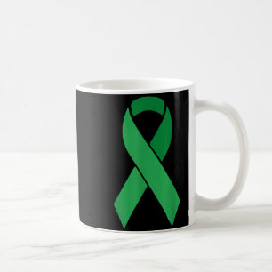 Caneca De Café Faixa Verde Conscientização Saúde Mental Doença