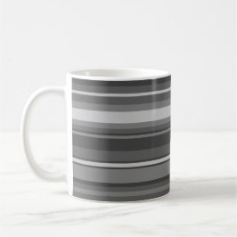 Caneca De Café faixas de cinza