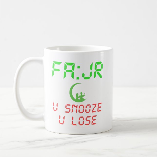 CANECA DE CAFÉ FAJR U SNOOZÁ PERDER (Esquerda)