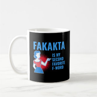 Caneca De Café Fakakta É O Meu Segundo Favorito Do Word Yiddish J