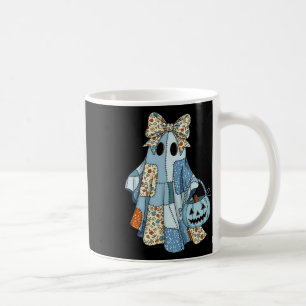 Caneca De Café Fal Floral de Coquetes Floral do Fantasma Boo
