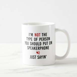 Caneca De Café Fala