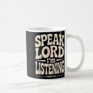 Caneca De Café Fala Senhor Estou Ouvindo 1 Samuel 3_10