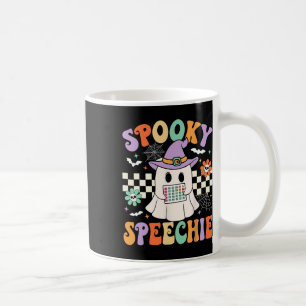 Caneca De Café Fala Spookhie Terapia de Fala Retroativa Halloween