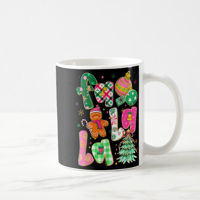 Caneca De Café Falala Sublimation Gingerbread Preppy Christmas Co (Direita)