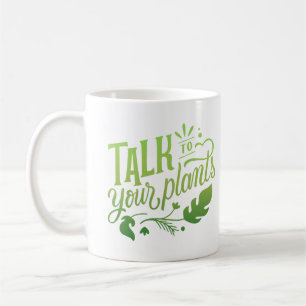 CANECA DE CAFÉ FALAR COM SUAS PLANTAS