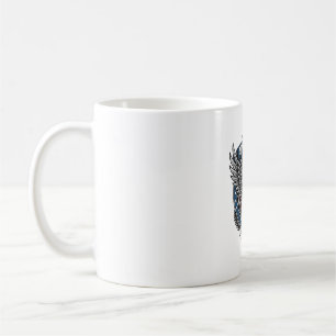 Caneca De Café Falcão de Batalha Patriótico Águia Patriótica & Fa
