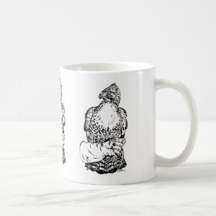 Caneca De Café Falcão de cauda vermelha na luva