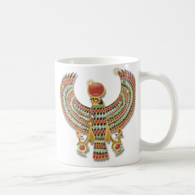 Caneca De Café Falcão egípcio antigo peitoral (Direita)