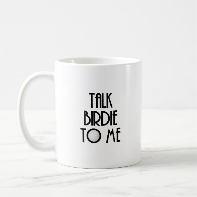 Caneca De Café Fale Birdie comigo (Esquerda)
