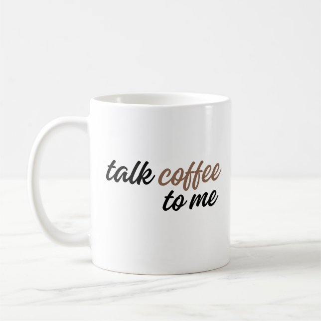 Caneca De Café fale café para mim (Esquerda)