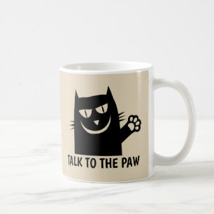 Caneca De Café FALE COM A PAW CAT Coffee Mugs