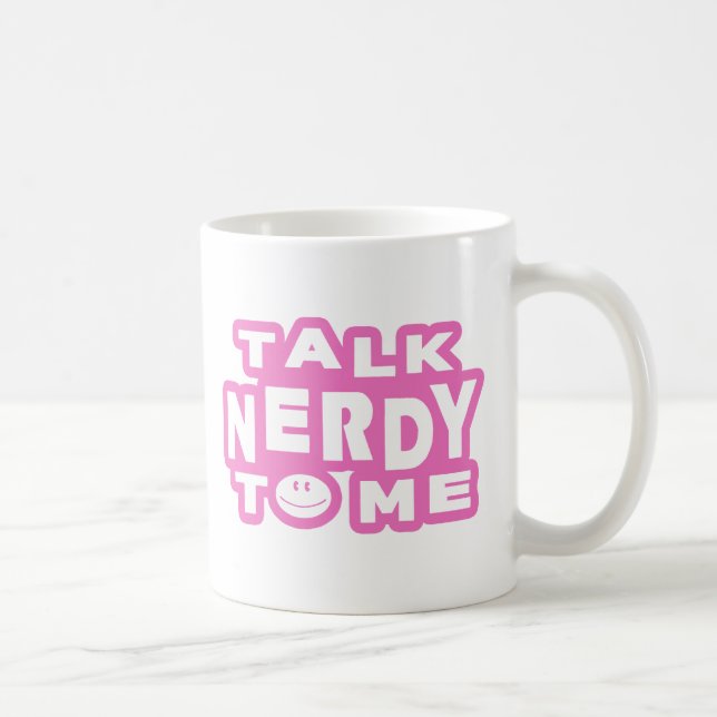 Caneca De Café Fale Comigo Com Nerdy (Direita)