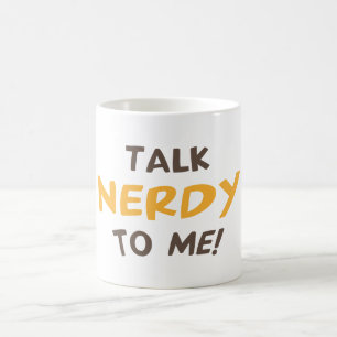 Caneca De Café Fale nerd comigo!