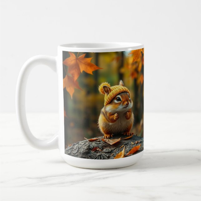 Caneca De Café Fall Chipunk Coffee Mug (Esquerda)