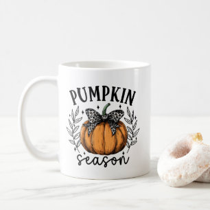 Caneca De Café Fall Coquette Pumpkin